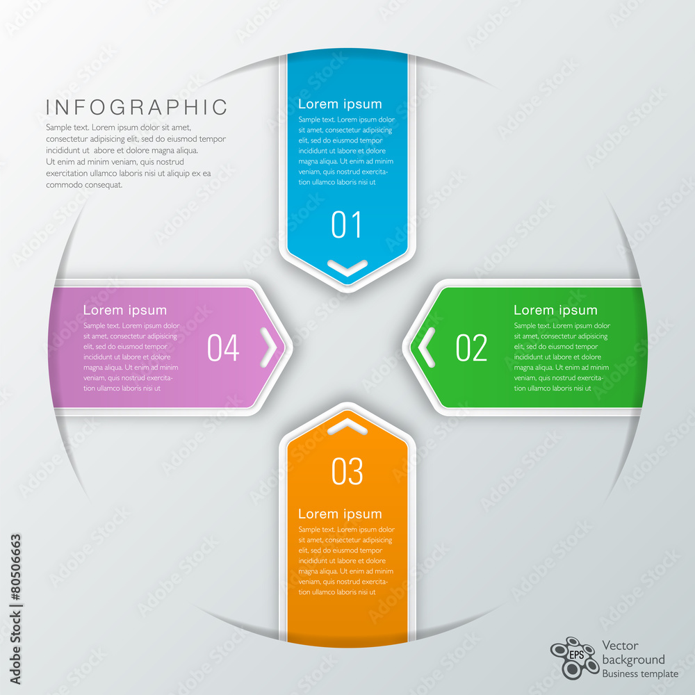 Infographics Vector Background #4-Sep Process Infographics Vector Background #4-Sep Process