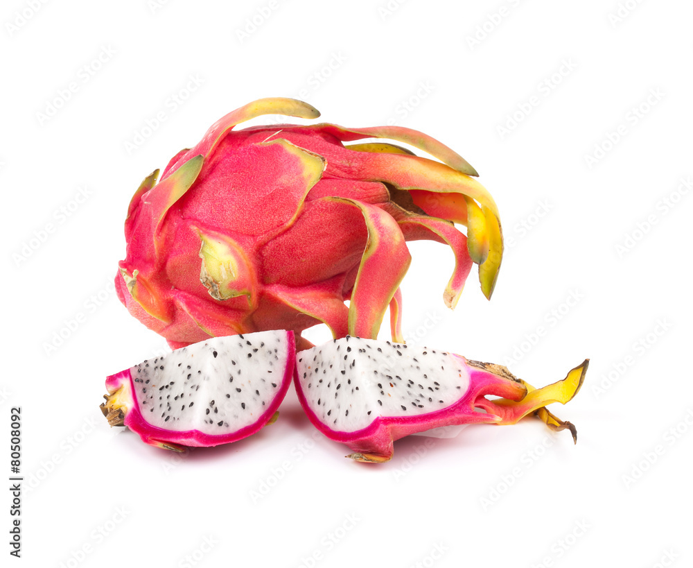 Dragon fruit isolated on white background Dragon fruit isolated on white background