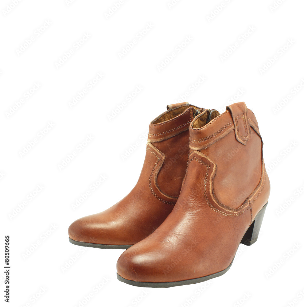 collection of leather shoes for men and women,isolated on white collection of leather shoes for men and women,isolated on white