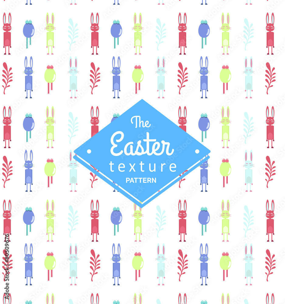Easter pattern wallpaper vector
