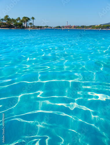 Platja de Alcudia beach in Mallorca Majorca