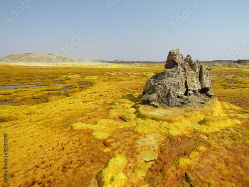 Bild auf Leinwand Danakil depression,Dallol,Ethiopia