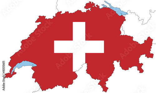 Schweiz als Flagge