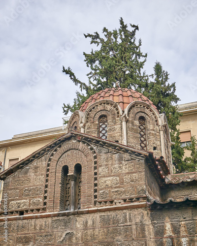 Athens, Greece, Panaghia Kapnikarea medieval church photo