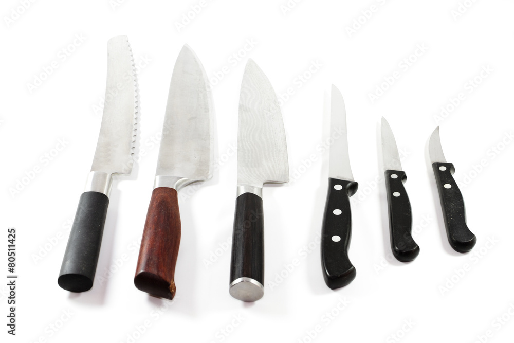 Verschiedene Küchenmesser Verschiedene Küchenmesser