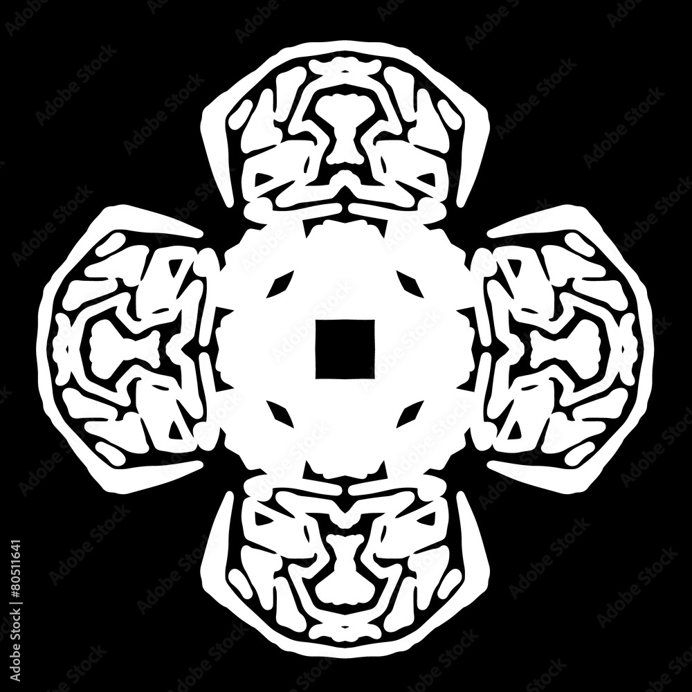 ornament, stencil round pattern, cut out design, decor element ornament, stencil round pattern, cut out design, decor element