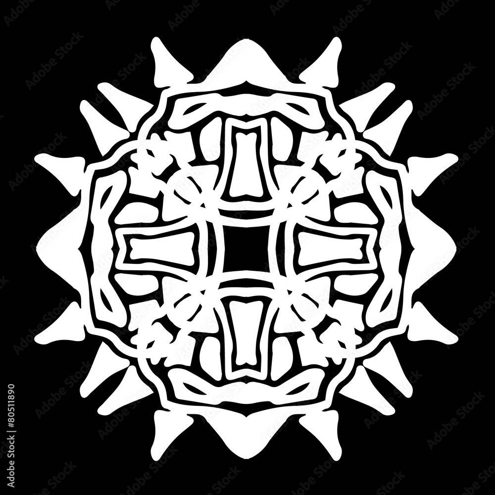 ornament, stencil round pattern, cut out design, decor element ornament, stencil round pattern, cut out design, decor element