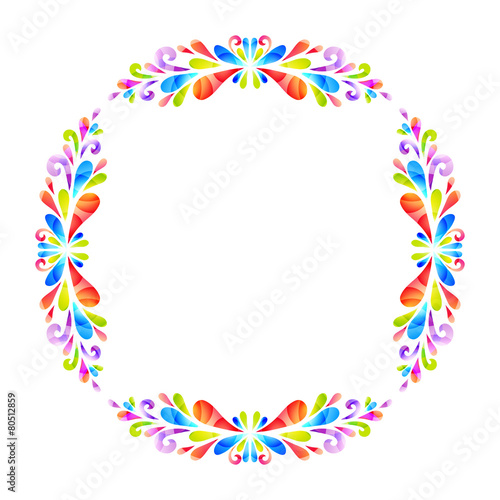 Floral frame.