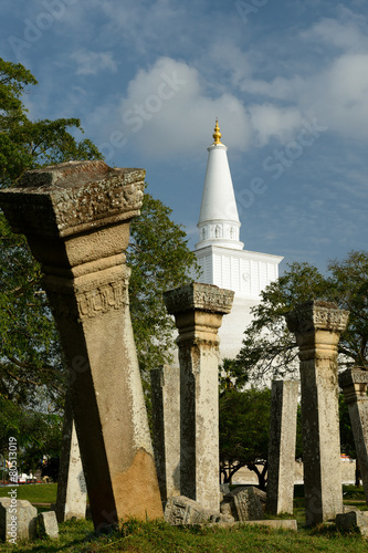 Anuradhapura ruin, Ruvanmali Maha Stupa, Sri Lanka photo