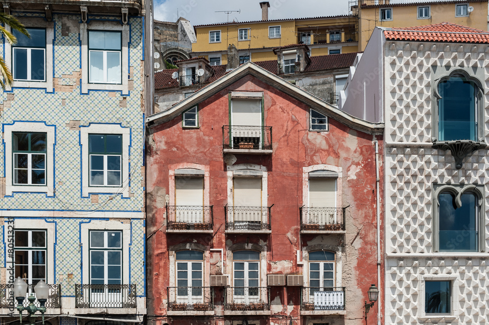 Naklejka premium Lisbona, Baixa 3