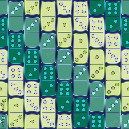 Seamless background with dominoes