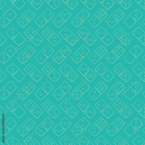 Seamless background with dominoes