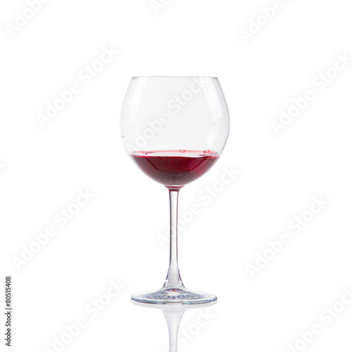 Glass of red wine