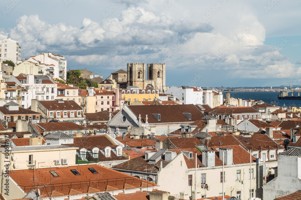 Lisbona, veduta da Barrio Alto