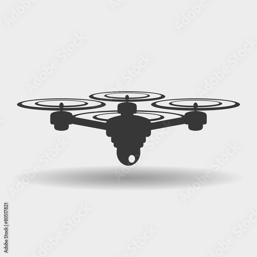 Vector sign. Unmanned aircraft.