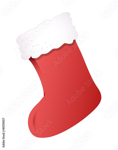 Christmas Stocking Vector Illustration