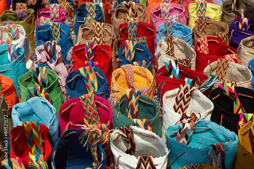 Colourful Street Market in Cartagena