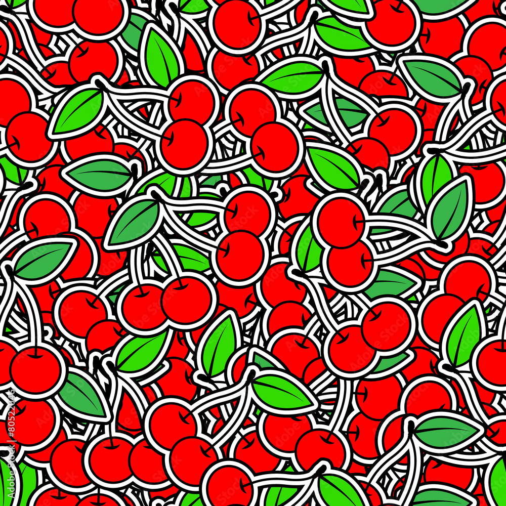 cherries seamless background cherries seamless background