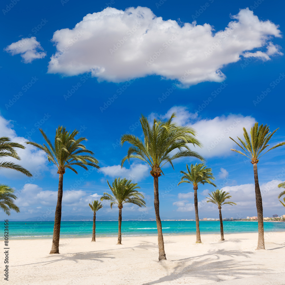Majorca sArenal arenal beach Platja de Palma