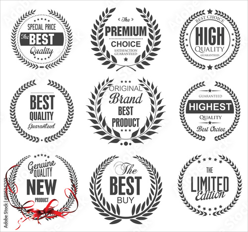 Premium quality laurel wreath collection