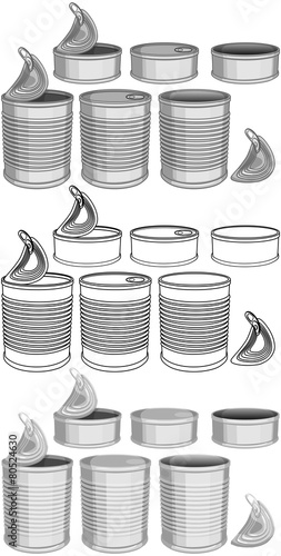 Canned Food Cans Pack