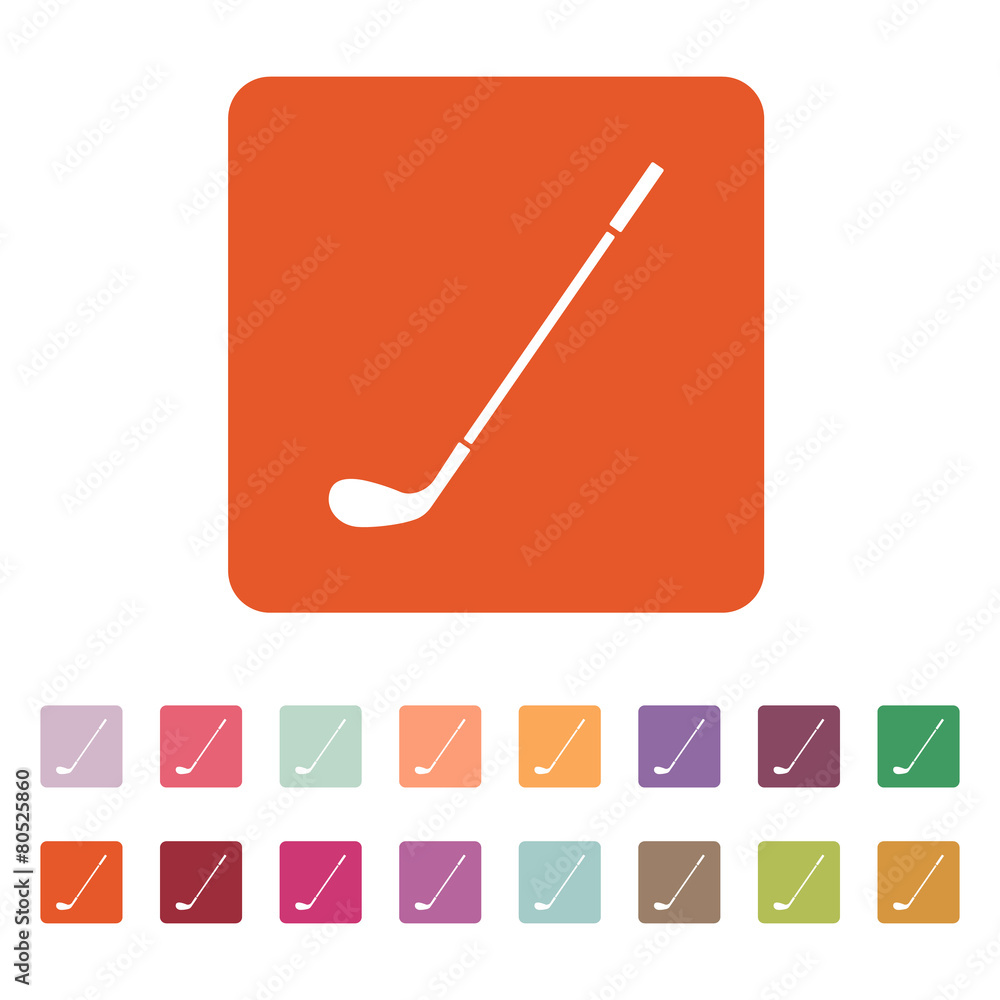 The golf icon. Game symbol. Flat The golf icon. Game symbol. Flat