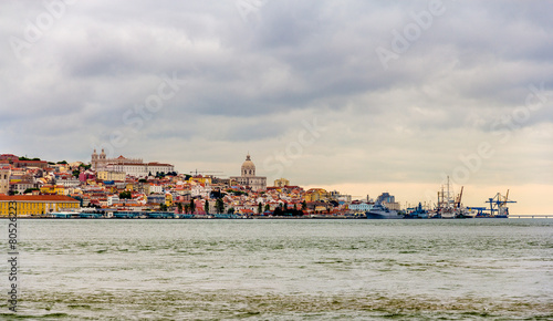 Panorama of Lisbon from Almada - Portugal