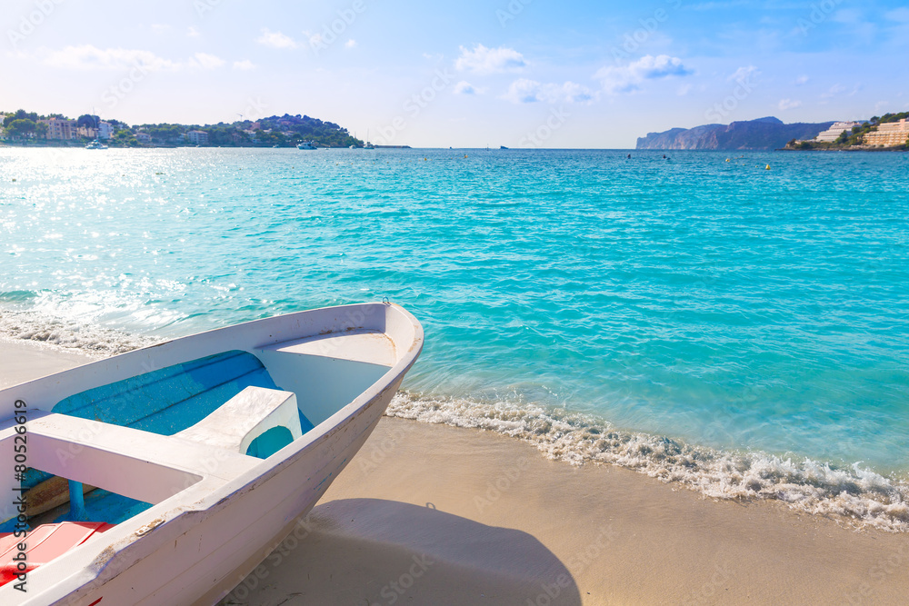 Fototapeta premium Mallorca Cala Santa Ponsa Ponca beach in Majorca