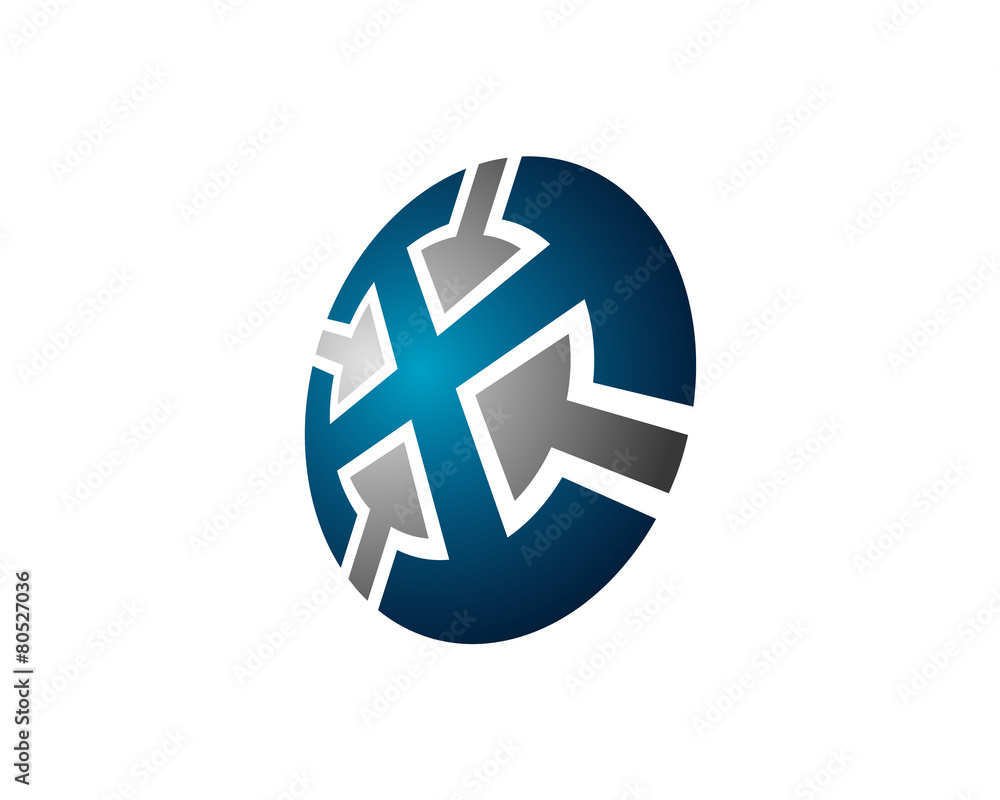 Circle X Arrow 3D Circle X Arrow 3D