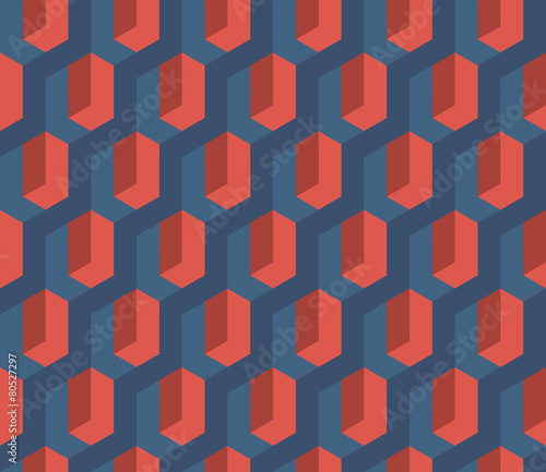 Geometric seamless pattern vector background illustration