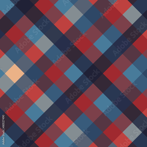 Geometric fabric style vector pattern