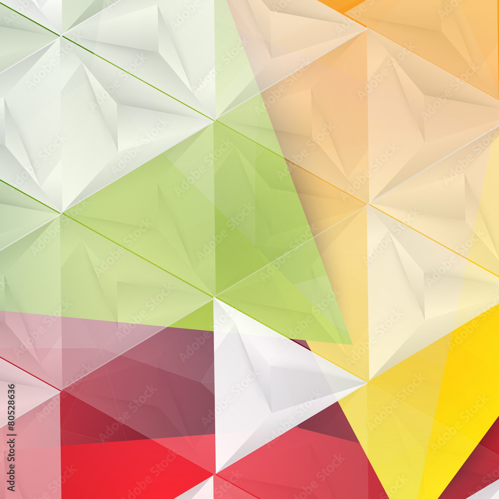 Obraz premium Vector background abstract polygon triangles.