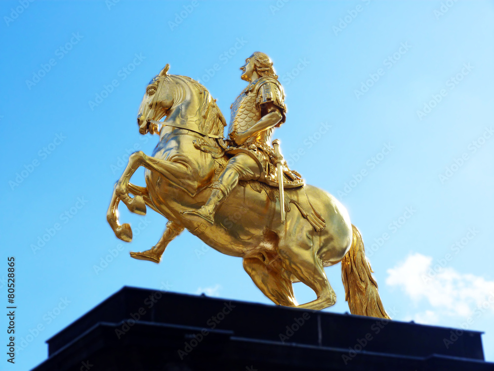 Obraz premium goldener Reiter Dresden