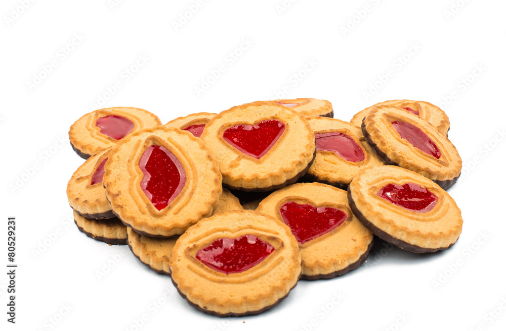 biscuit with jelly filling