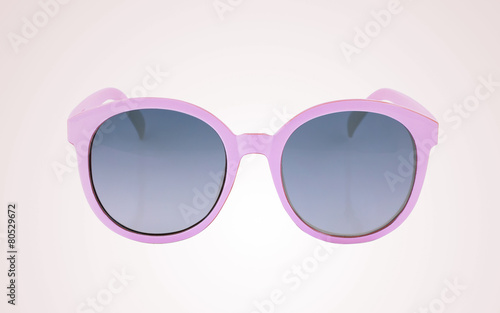 Women glamorous pink sunglasses