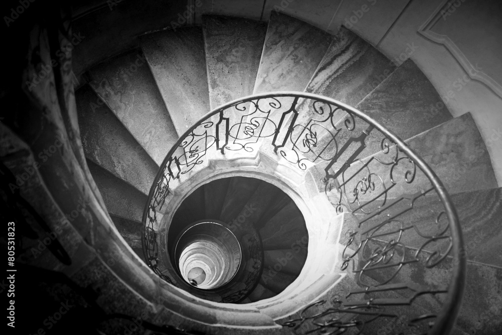 Fototapeta premium Spiral staircase..