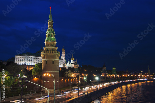 Moscow Kremlin at night