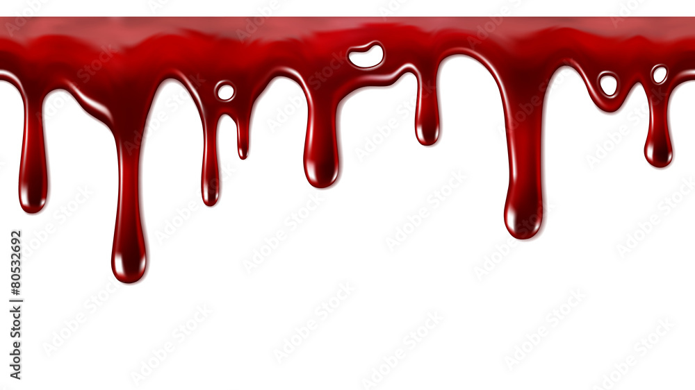 Dripping blood seamless repeatable