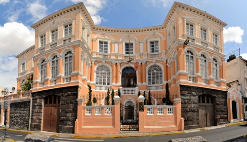 Colonial architecture detail, Quito, capital of Ecuador