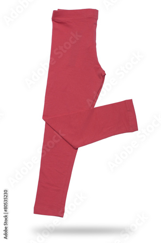 baby red leggings