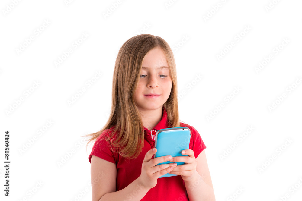blond girl smiling writing fingers smartphone blond girl smiling writing fingers smartphone