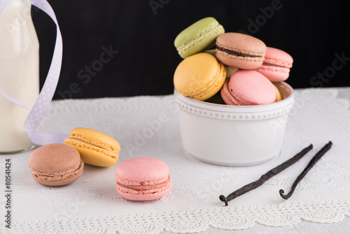 Cuadro en lienzo Classic Macarons