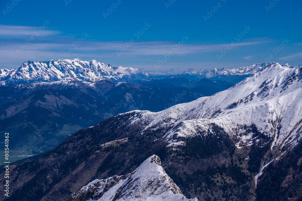 Alpenpanorama Hohe Tauern in Österreich
