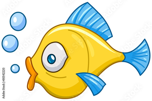 Fish with bubbles