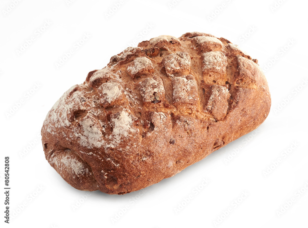 Fresh bread isolated on a white background Fresh bread isolated on a white background
