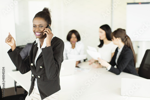 Young woman in the office