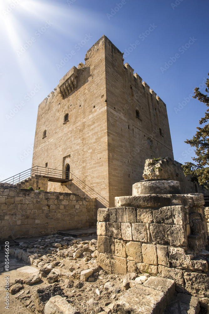 The medieval castle of Kolossi.