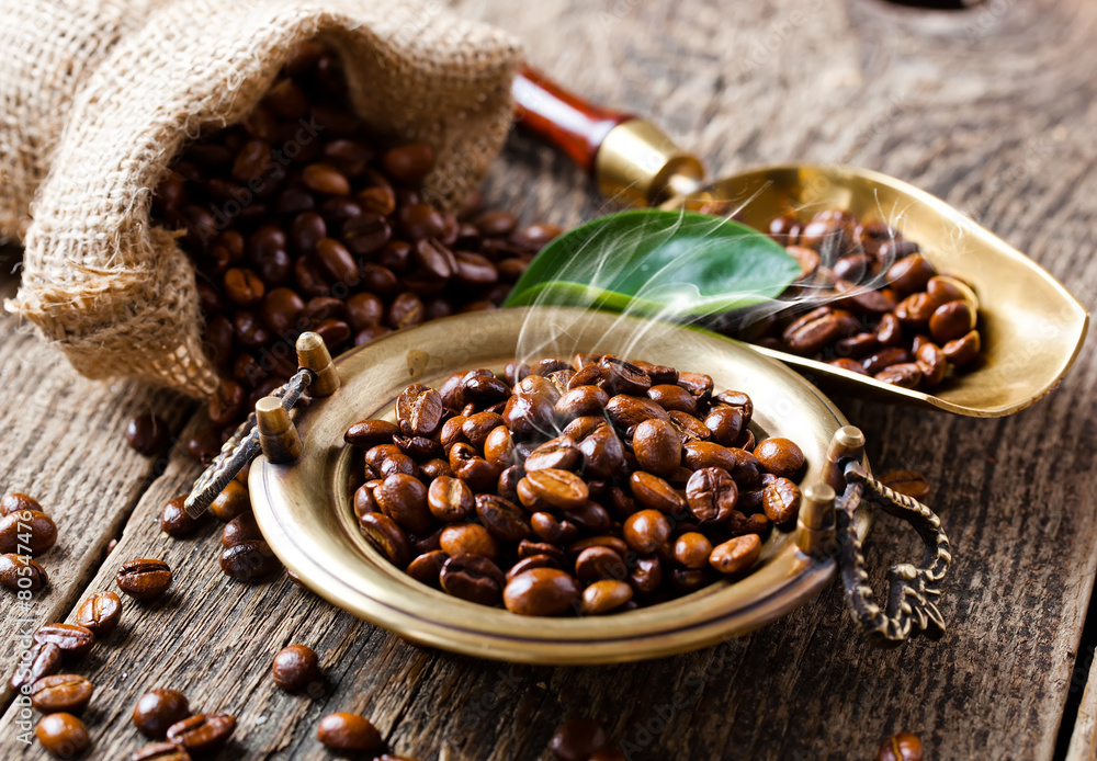 Fototapeta premium Black coffee