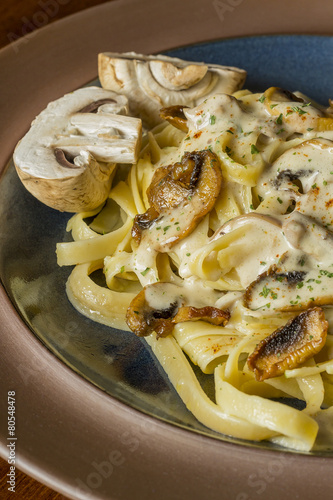 Mushroom Fetuccine Alfredo photo