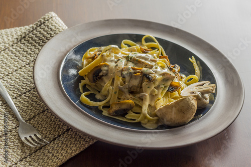 Mushroom Fetuccine Alfredo photo